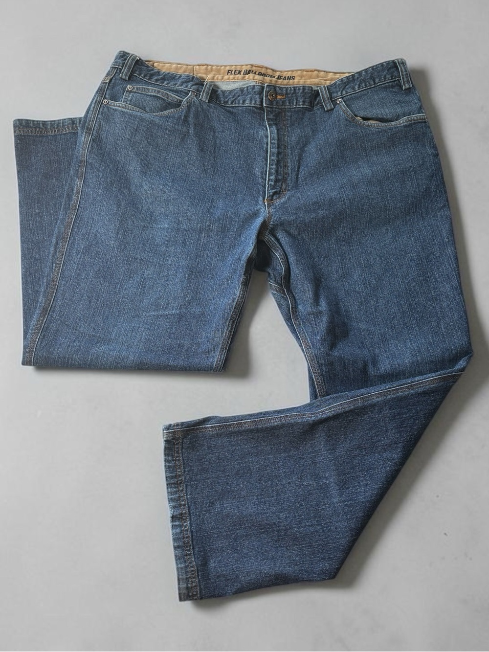 Duluth Trading Flex Ballroom Jeans 44x30 Relaxed Fit Workwear Gorpcore Rugged.